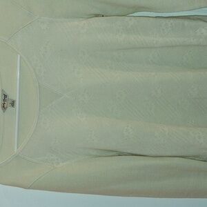 Lucky Brand Cream Long Sleeve Top